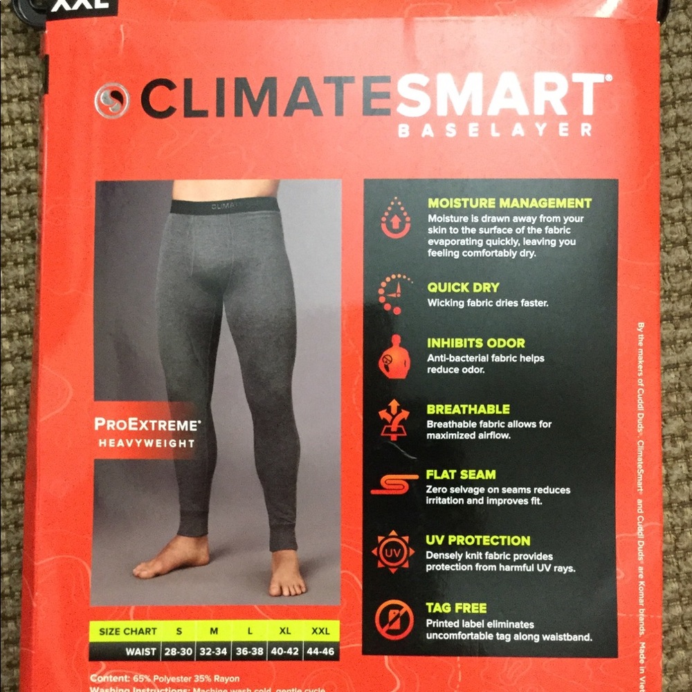 3/$20 Men Climate Wear Pants